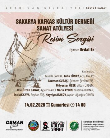 Sakarya Kafkas Kültür Derneği Sanat Atölyesi Yeni Resim Sergisiyle Sanatseverleri Buluşturuyor