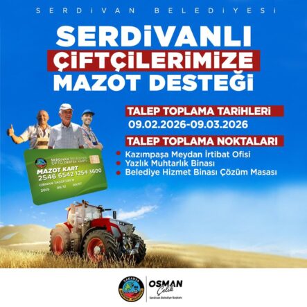 Serdivan Belediyesi Mazot Desteği Başvuruları 9 Şubat’ta Başlıyor