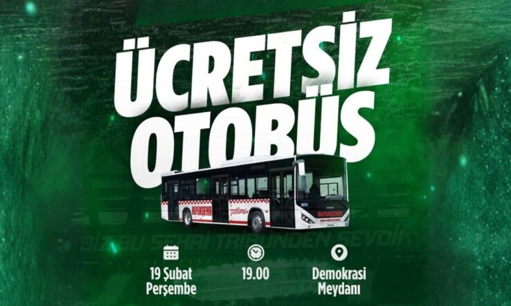 Sakaryaspor–Pendikspor maçına taraftarlar stadyuma ücretsiz taşınacak